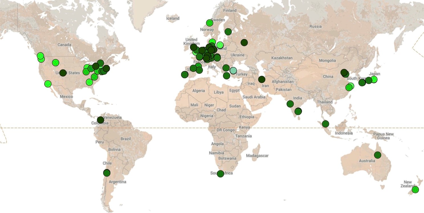 CellNetAnalyzer - global usage map